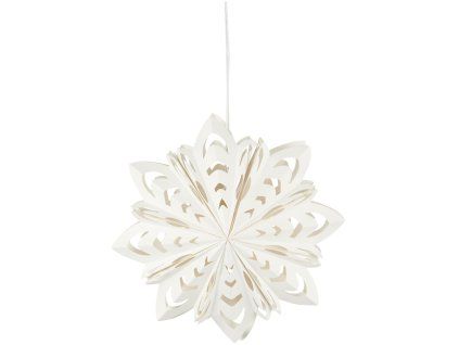 Závěsná papírová hvězda EIGHT SIDED - elegantní dekorace
