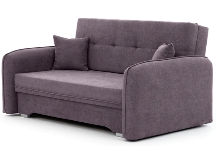 Rozkládací trojmístná pohovka LAINE světle fialová s elegantním designem