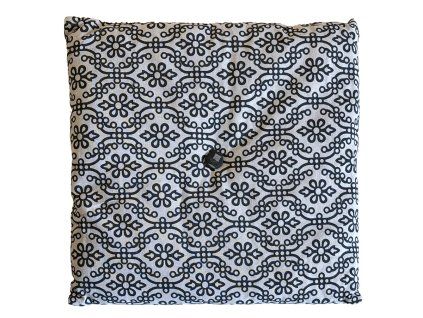 Bílý podsedák RUNE s elegantním vzorem - více velikostí