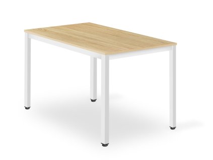 Bílý jídelní stůl TESSA 120x60 cm s moderním designem