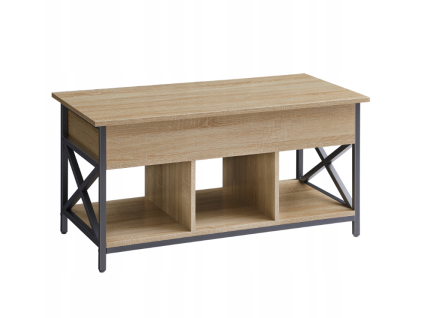 Konferenční stolek TAYLOR SONOMA s výsuvnou deskou 100x50 cm – stylový doplněk obýváku
