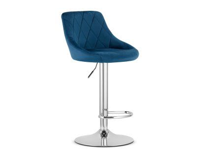 66863 modra barova zidle velvet kast
