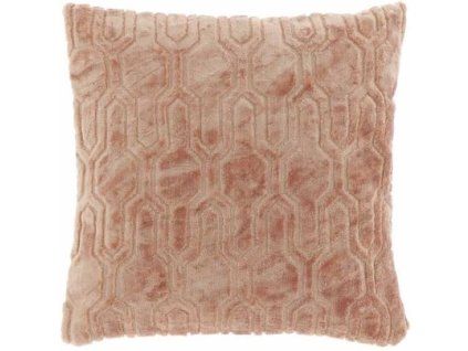 Dekorační polštářek RORY 45 x 45 cm růžový – stylový doplněk pro pohodlný a elegantní interiér.