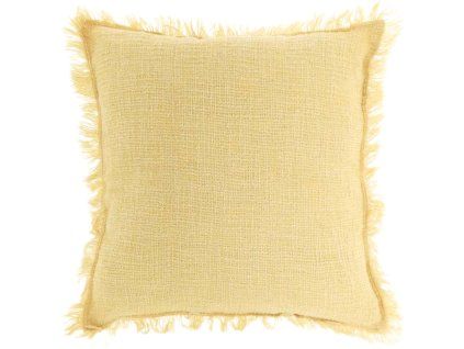 Stylový žlutý polštářek MAXIMEA 45x45 cm na pohovku i postel