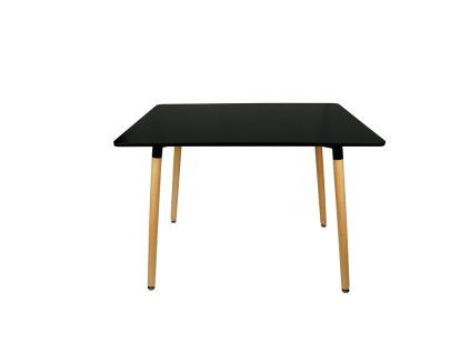 92532 akce cerny jidelni stul bergen 140x80 cm ii jakost