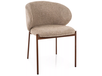 Jídelní židle KIOTO ořech béžová moderní design
