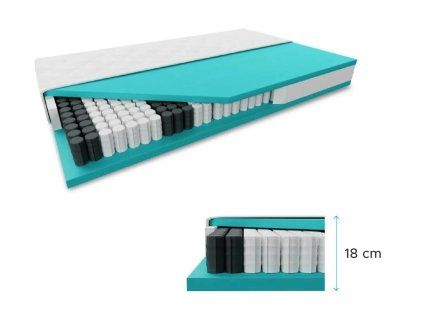 82135 tastickova matrace somnia 140 200 cm s vyskou 18 cm pro kvalitni spanek