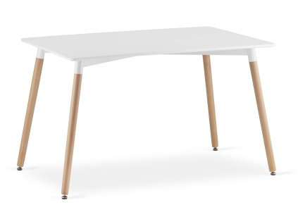 99098 akce bily jidelni stul adria 120x80 cm ii jakost