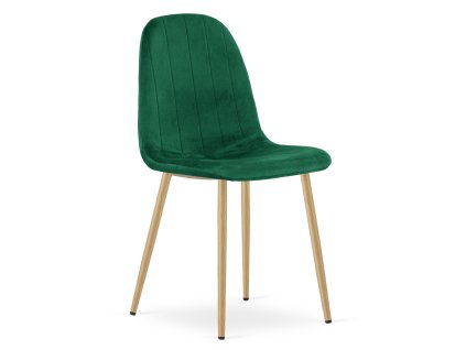 Jídelní židle PADVA VELVET, zelená do moderní jídelny