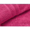Luxusní osuška Classic purpurová 70 x 140 cm s dekorativní bordurou