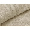 Krémová osuška Classic 70 x 140 cm s bordurou, 100% bavlna pro maximální komfort
