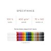 Elegantní osuška Classic 70 x 140 cm tmavě šedá, 100% bavlna s bordurou