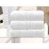 Kvalitní bílá osuška Comfort 70x140 cm s elegantní bordurou, 100% bavlna