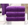 Luxusní osuška Comfort Maxi 100x180 cm azurová s bordurou, 100% bavlna