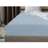 Luxusní froté prostěradlo EXCLUSIVE 90 x 200 cm ve světle modré barvě