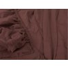 Elegantní tmavě hnědé prostěradlo EXCLUSIVE 90 x 200 cm do ložnice