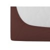 Měkké a komfortní prostěradlo EXCLUSIVE tmavě hnědé 90 x 200 cm