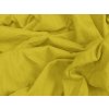 Jersey prostěradlo do dětské postýlky žluté 70 x 140 cm