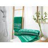 Luxusní bambusová osuška BAMBOO zelená 70 x 140 cm s vysokou savostí