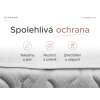 Komfortní matracový chránič PROŠÍVANÝ 80x200 cm nepropustný