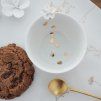 bol blanc porcelaine fleur vide poche rader (1)