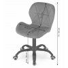 Elegantní křeslo NOTO VELVET – ergonomický design a stabilní konstrukce