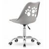 Ergonomická pracovní židle PRINT šedá s dětským vzhledem