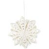 Závěsná papírová hvězda EIGHT SIDED - elegantní dekorace