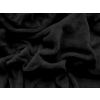 Prostěradlo mikroplyš SOFT 90x200 cm černé s hebkým povrchem