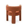 Designové křeslo ALPAH B oranžové – minimalistický nábytek do interiéru