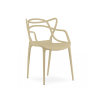 56058 2 moderni bezova plastova zidle kato s elegantnim designem