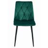 56787 2 elegantni tmave zelena sametova zidle libra pro moderni interiery