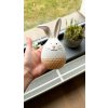 Bílý keramický zajíček CERAMIC RABIT - různé varianty