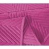 Luxusní fialový přehoz na postel ARROW VELVET z jemného sametu