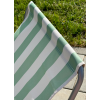 60304 3 komfortni skladaci plazove lehatko sand tmave ruzove pruhy