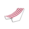60304 skladaci plazove lehatko sand tmave ruzove pruhy pro pohodlny odpocinek