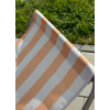 60319 1 stylove skladaci plazove lehatko sand oranzove pruhy