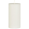 LED sloupová svíčka WARM FLAME 20 cm bílá s realistickým plamenem