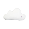 Sametový dekorační polštářek CLOUD SNOW ve tvaru obláčku
