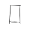 Víceúčelový šatní regál STEEW 92,5x153 cm černý pro moderní interiér