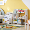 Dětská knihovna KIDS 62,5x29,5x70 cm bílá – originální úložný prostor