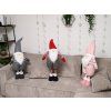 Stylový červený trpaslík GNOME 90 cm pro vánoční dekorace