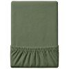 65666 5 jersey prosteradlo exclusive tmave zelene 90x200 cm