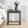 Stolky QUADRO šedé – minimalistický design, vhodné do každého interiéru.