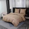 Povlečení JASMINE béžové 2 cm proužek – hotelová kvalita