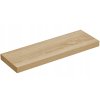 Nástěnná police RAVA 80x20 cm, dub sonoma - moderní a praktická dekorace na zeď