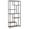 Regál TAYLOR SONOMA 6 polic, 180x80 cm – stylové úložné řešení