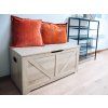 Multifunkční úložný box LEHAC 100x46 cm – dekor dub sonoma