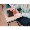 Mobilní příruční stolek TAYLOR SONOMA 50x35 cm – dubový dekor