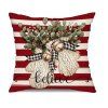 Vánoční povlak na polštář BELIEVE 45x45 cm – červený motiv